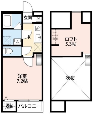 アレーゼ津田沼の物件間取画像